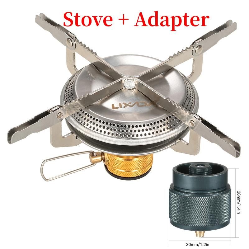 Stove and adapter