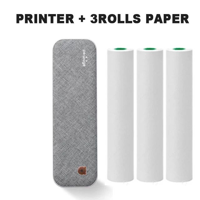 color:Printer with 3 Rolls