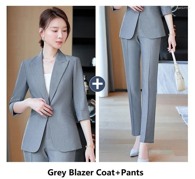 Grey Pantsuits