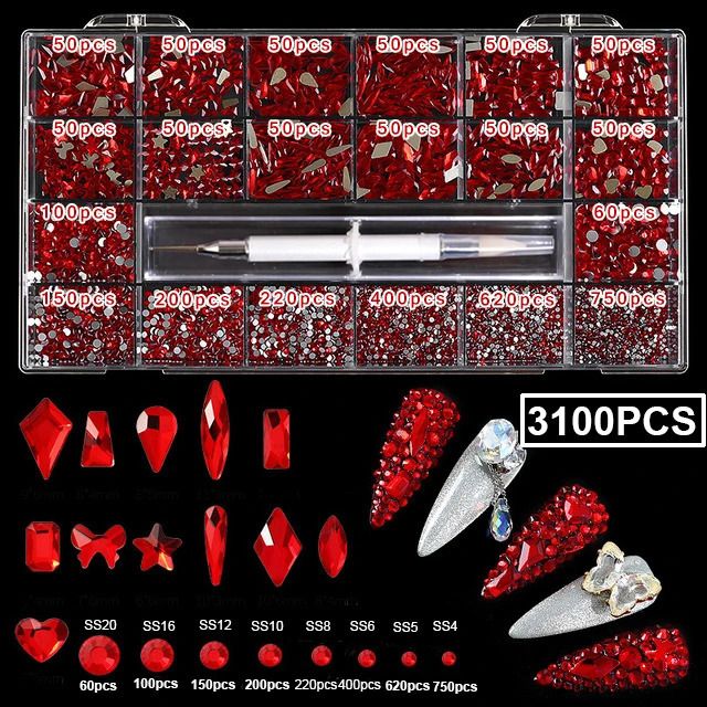 Stel 2-3100 stcs in