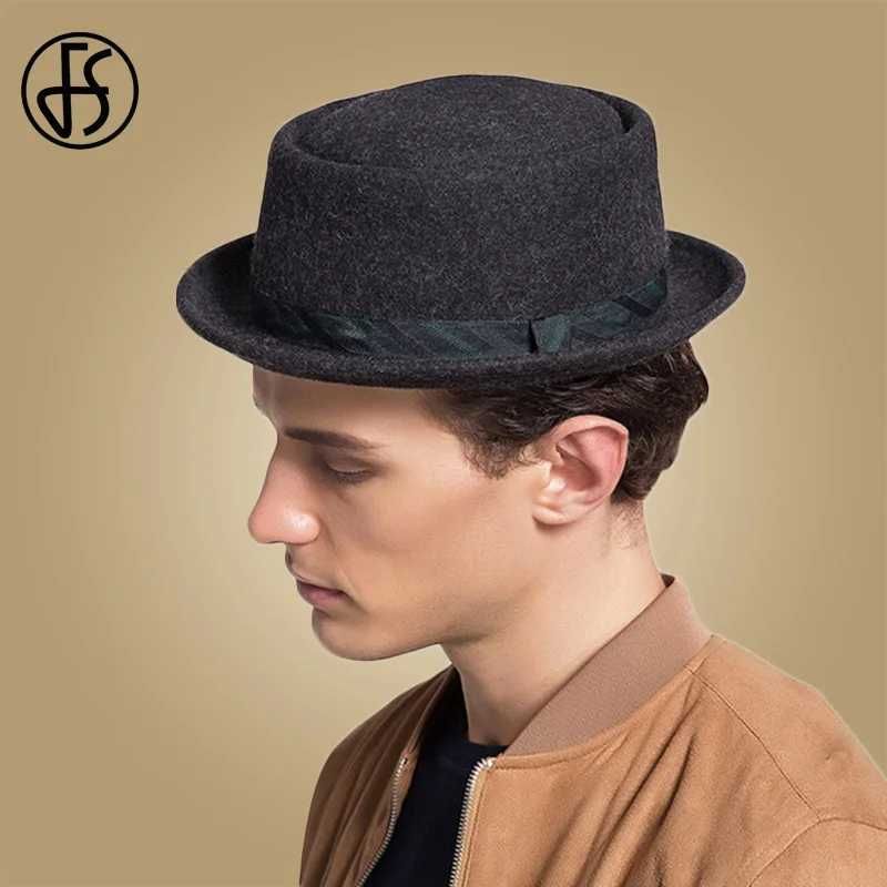 Black Wool Fedora