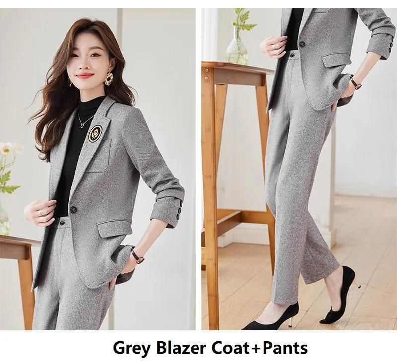 Grey Pantsuits