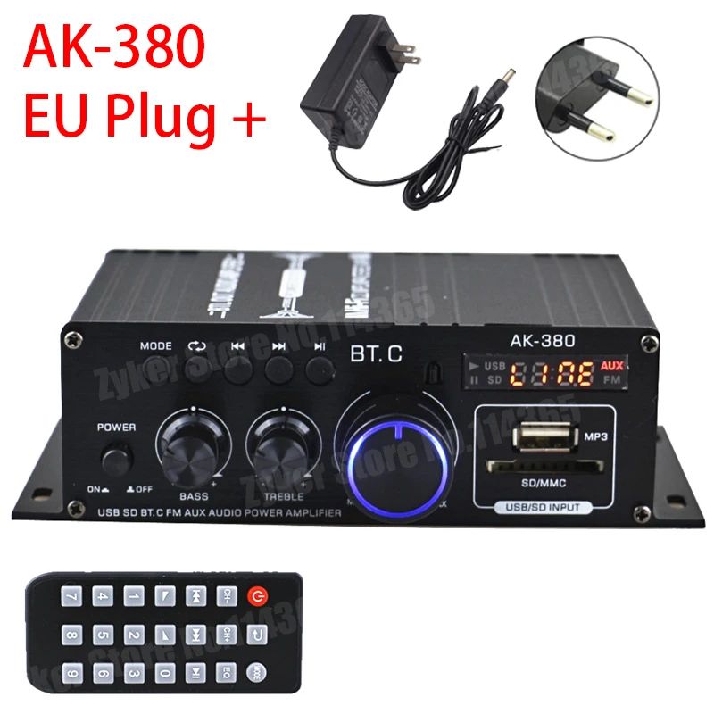 Kleur: AK380 met EU -plug