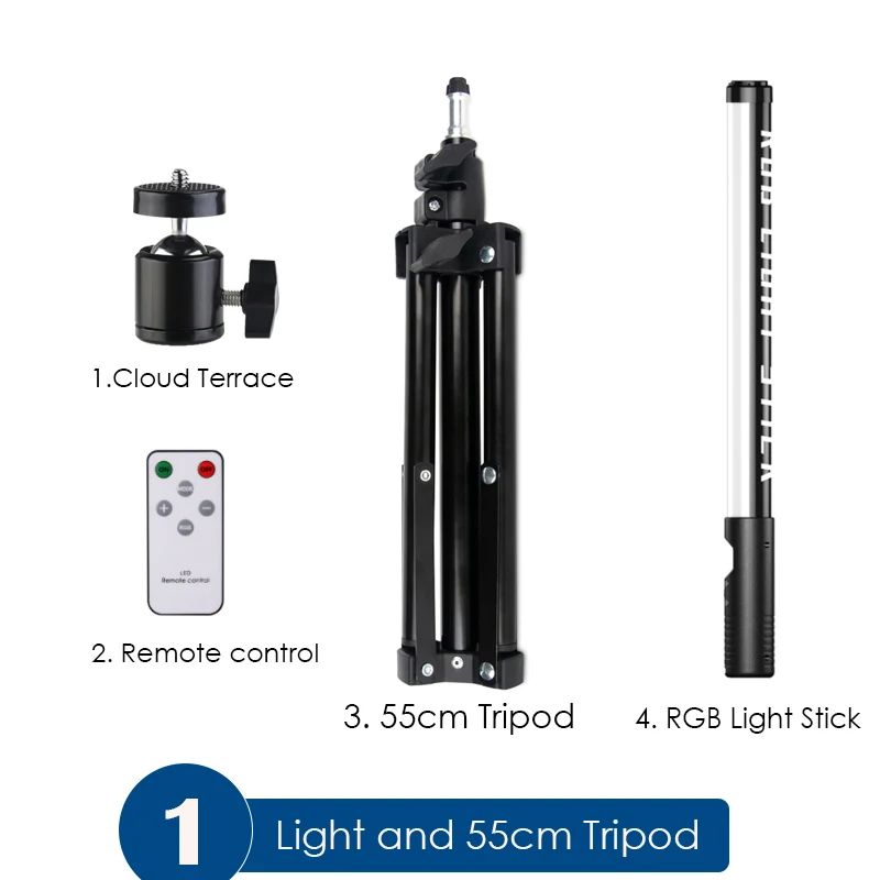 Cor: Lâmpada e 55cmtripod