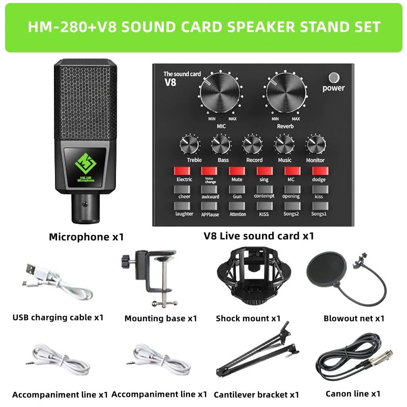 Color:HM280 Microphone D