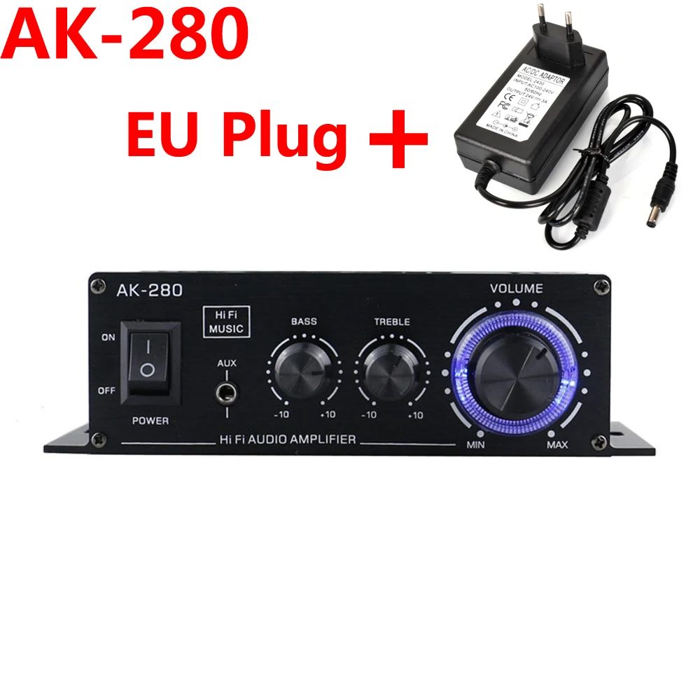 Color:AK-280 With EU Plug