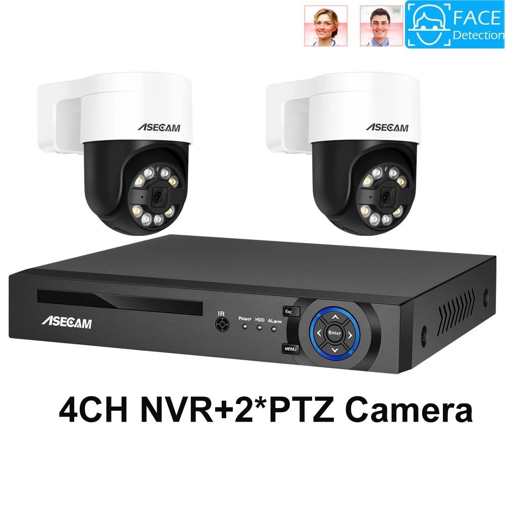 2T-4Ch NVR 2 AI-Kamera