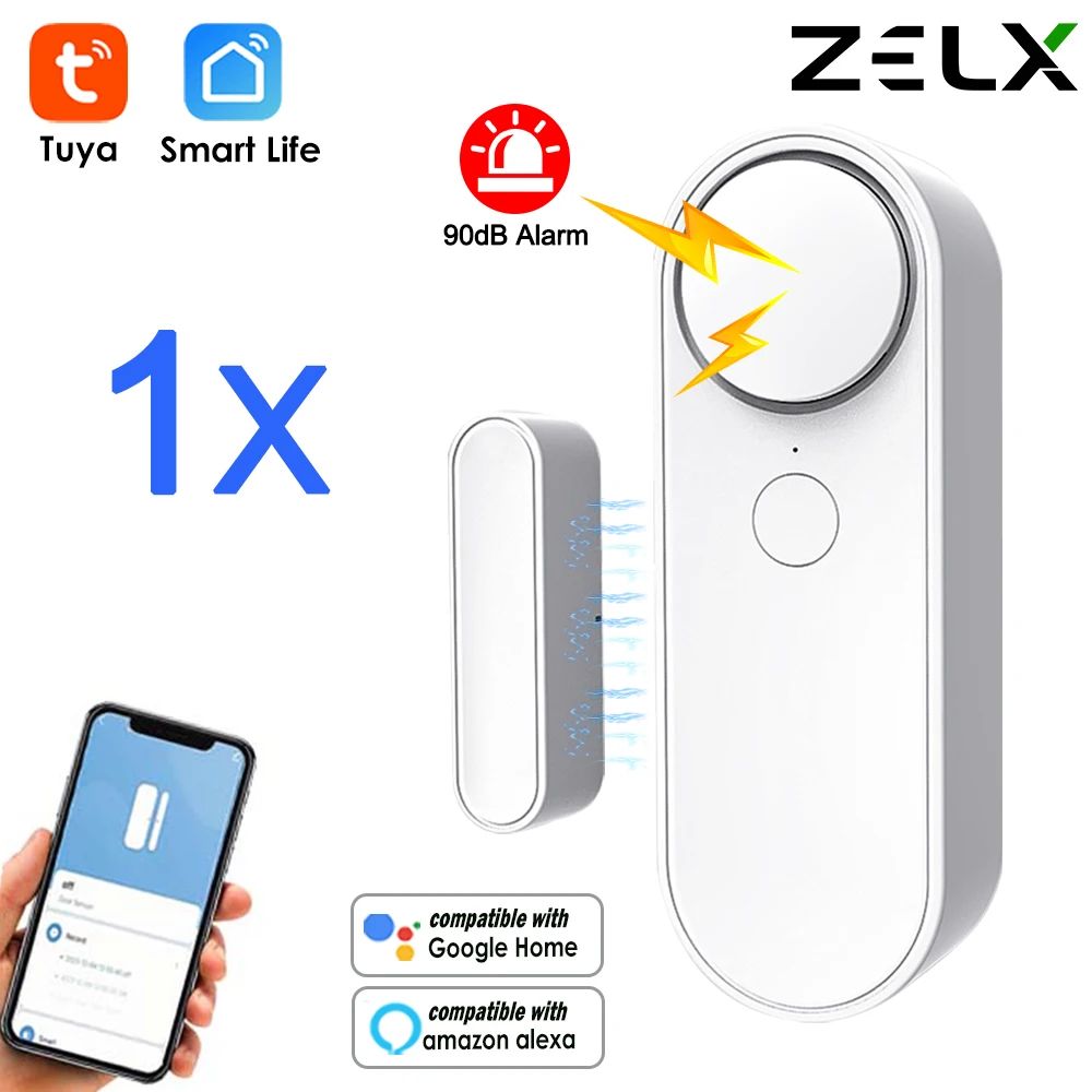 Color:1PCS Door Sensor