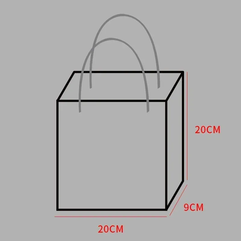 10 st svarta 20x9x20cm