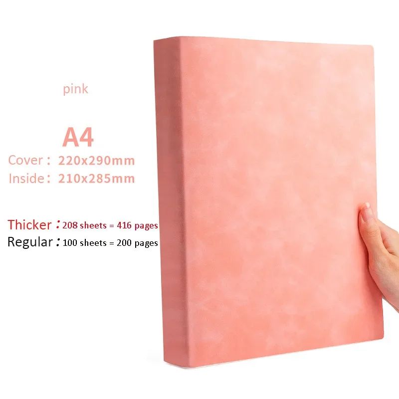 Couleur: PinkSize: 200 pages régulières