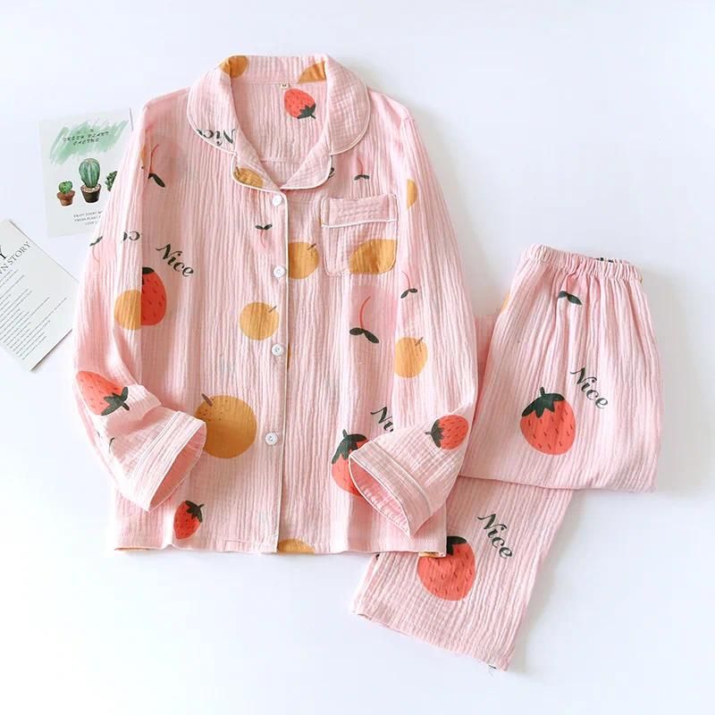 Pembe meyve pijamaları