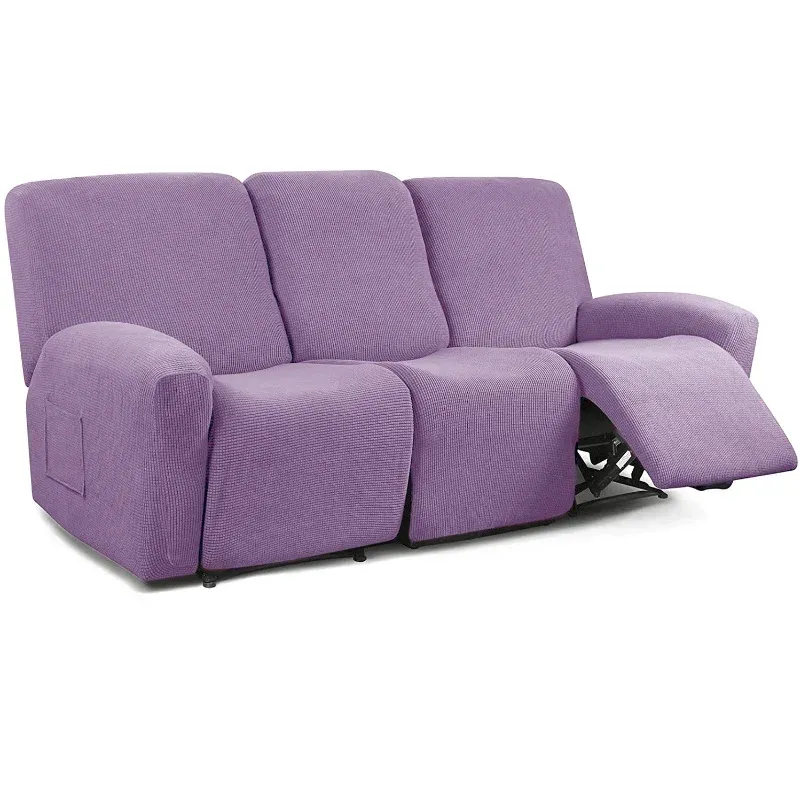 3-seat 8pieces Light Purple