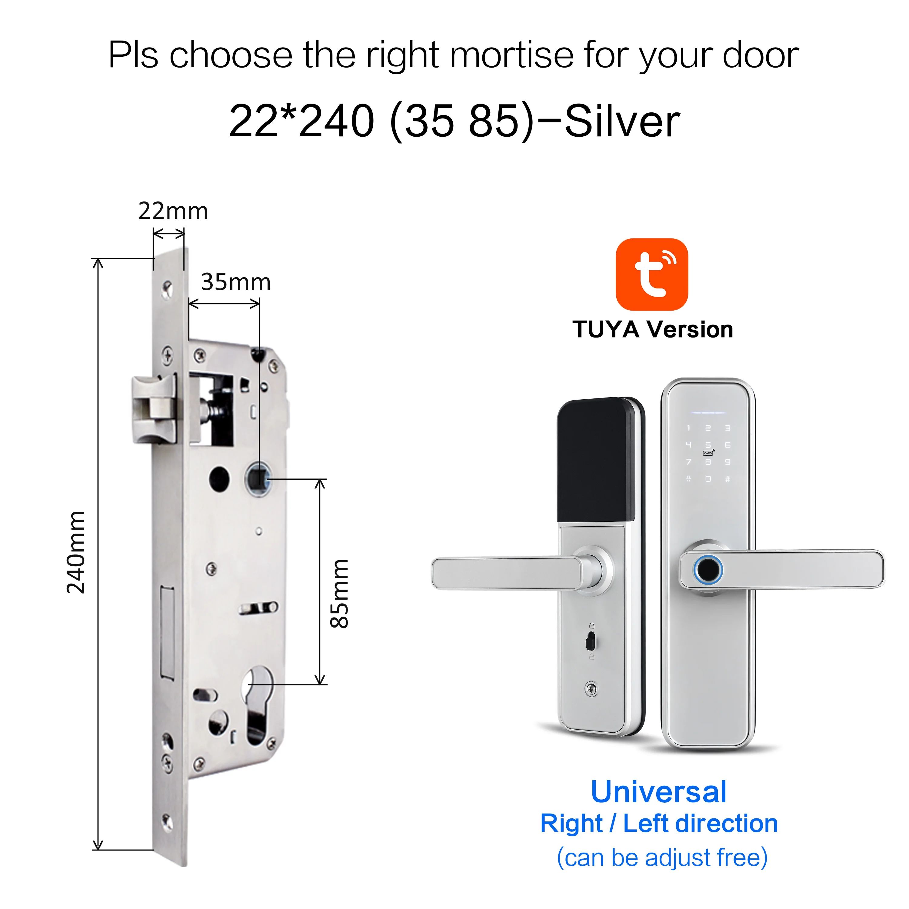 3585 Swing Mortise