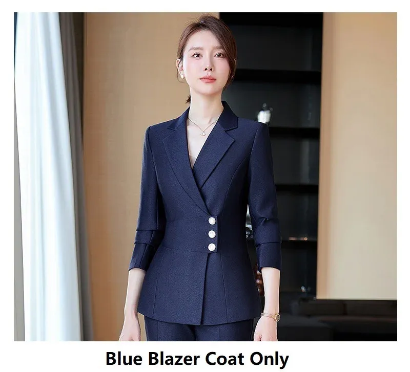 Blue Blazer Coat