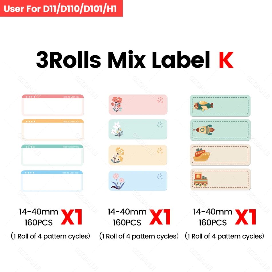 Färg: 3Rolls Mix K