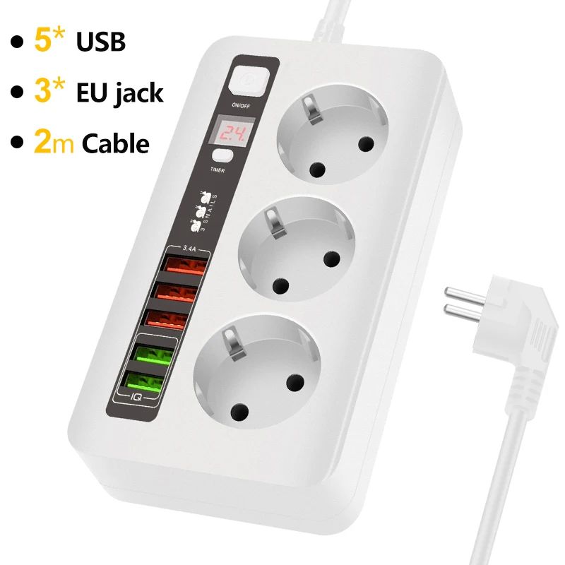 Couleur: BKL04-White 5 USB