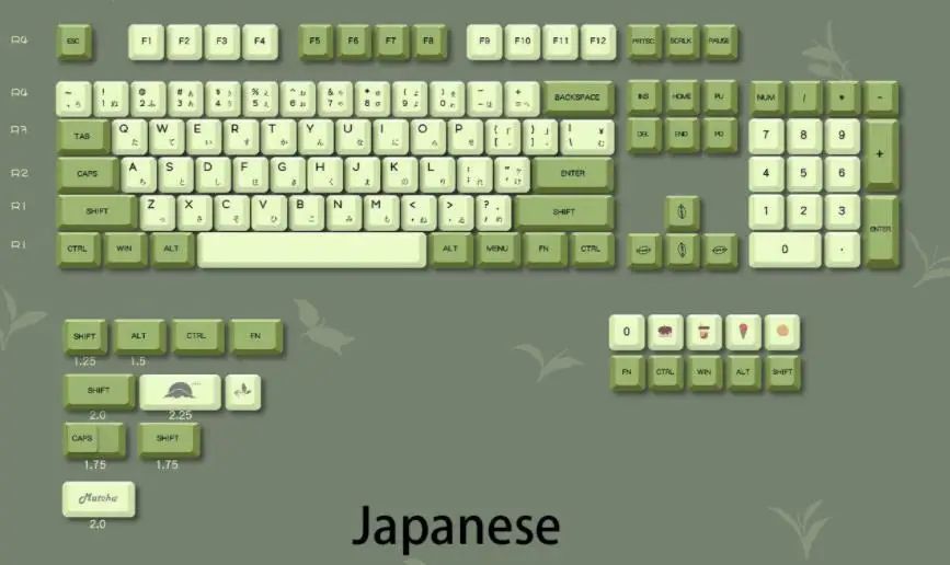 Cor: Matcha - japonês