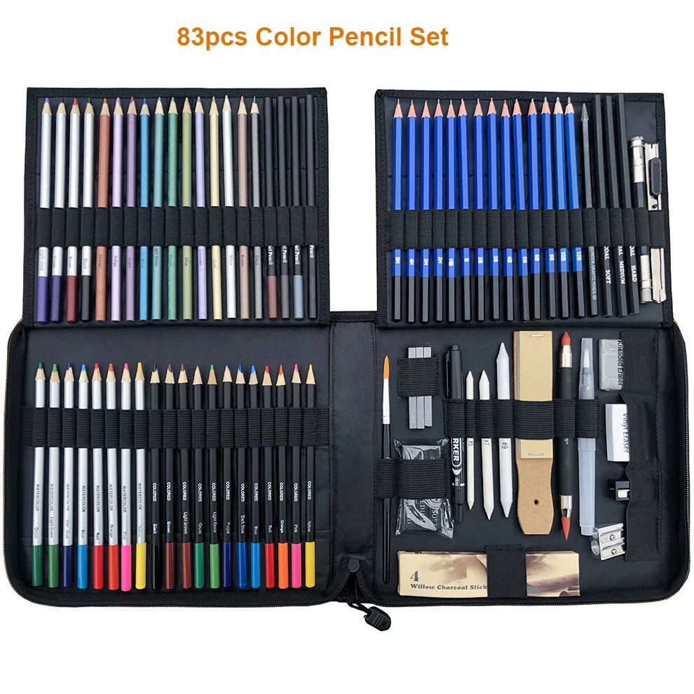 Color:83pcs Pencil Set