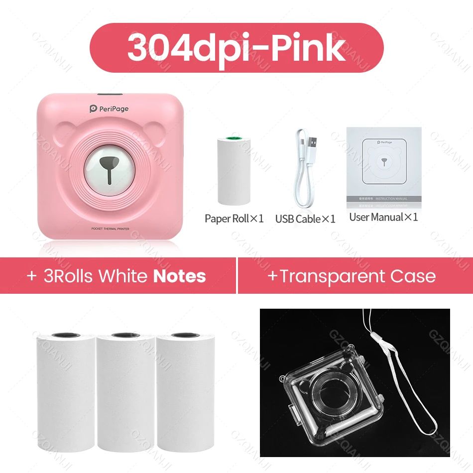 color:Pink 3Rolls 1Case