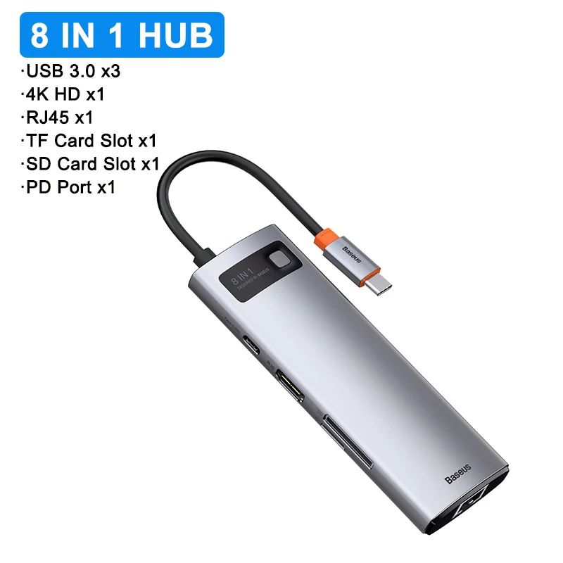 8 em 1 hub USB C