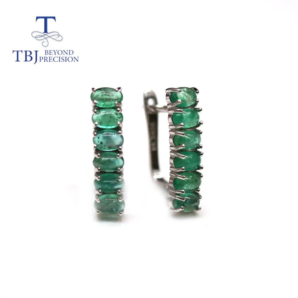 Gem Color:emerald earring