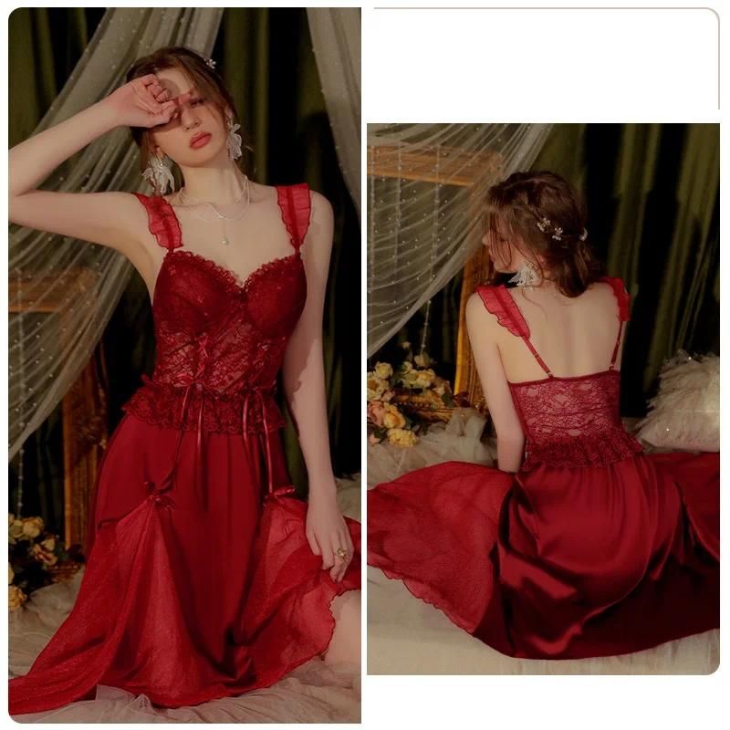 Red nightgown