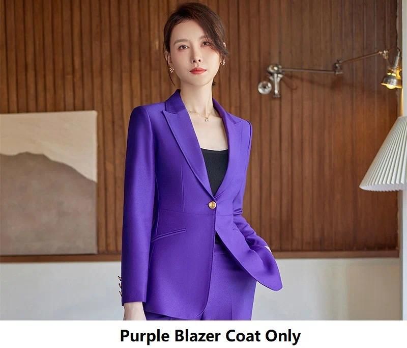 Purple Blazer Coat