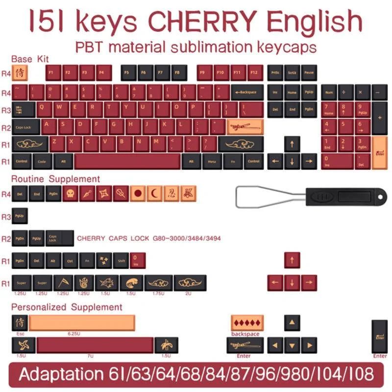 Couleur: anglais 151 keys