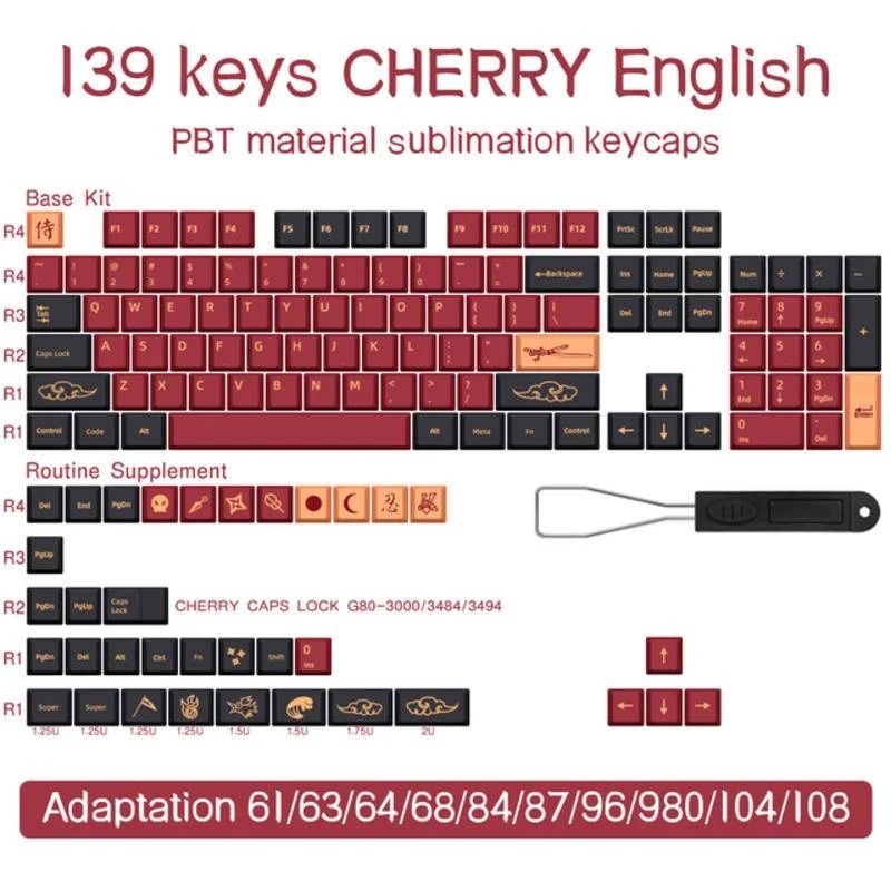 Kleur: Engels 139keys