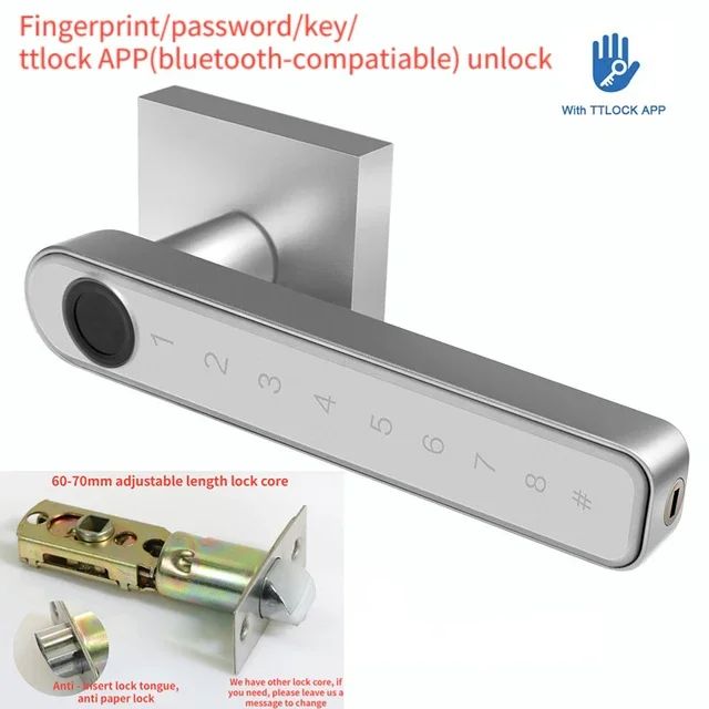 Kleur: ttlock lock zilver