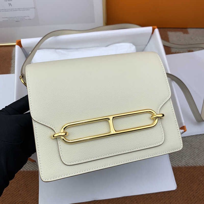 Milkshake White  (gold Buckle)