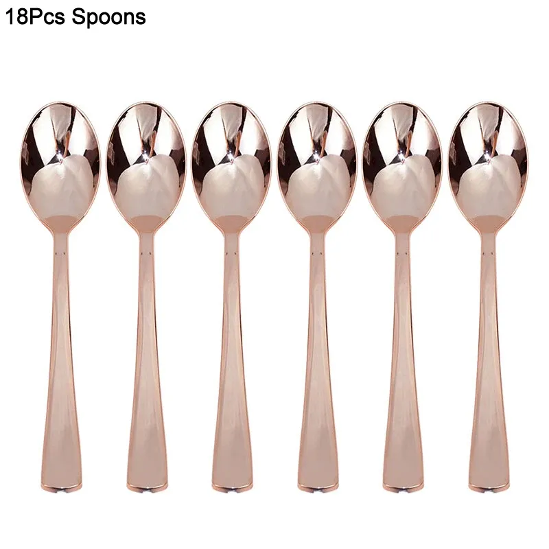 Rose gold spoons