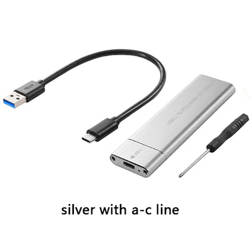 Nvme-Gehäuse Silber Ac