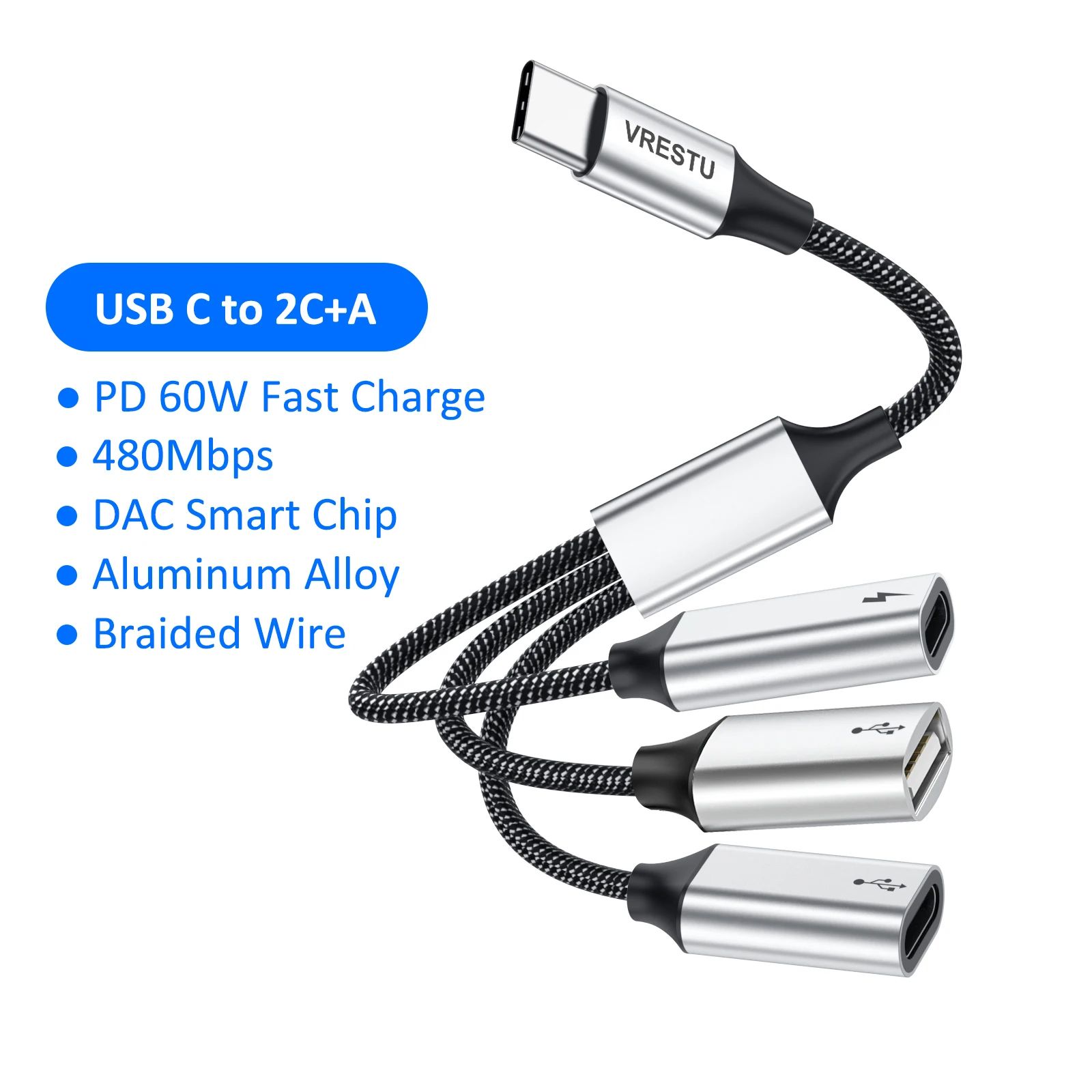 Color:2 USB C