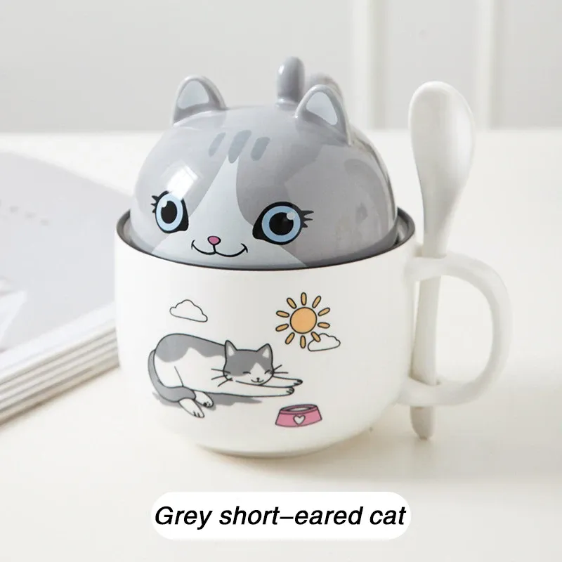 Grey short-eared cat