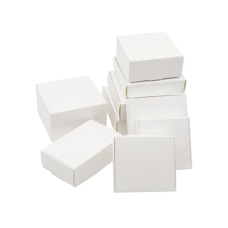 White-50pcs-12x12x4,5 cm