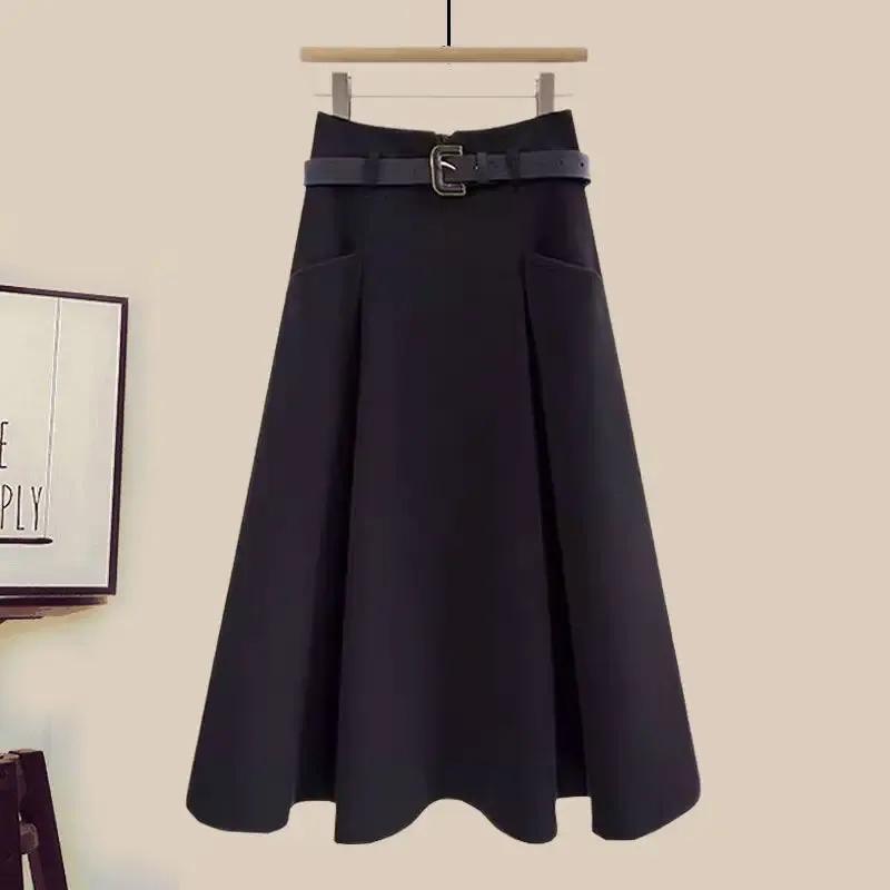 Black skirt no belt