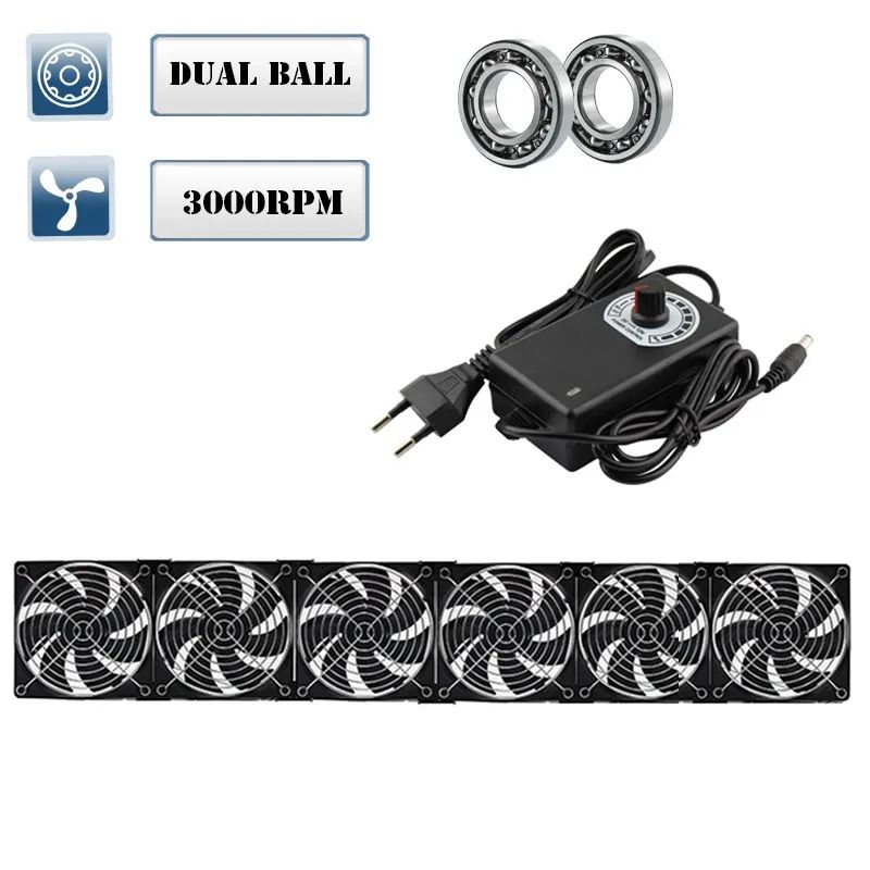 6 Fan Dual Ball-USA-plug