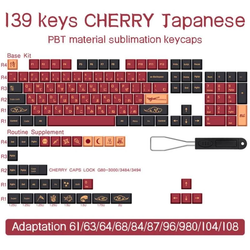 Kleur: Japanse 139keys