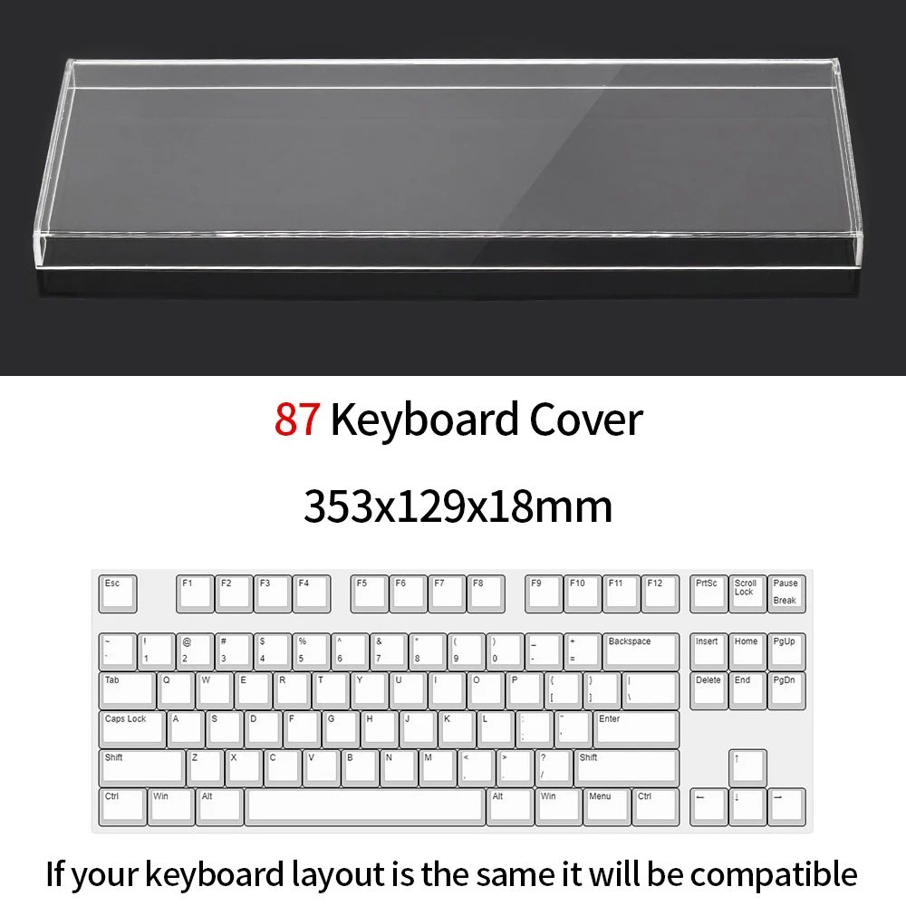 87KEYS 355X129X18MM