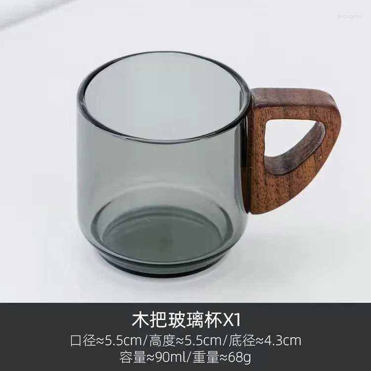 Wooden handle Cup