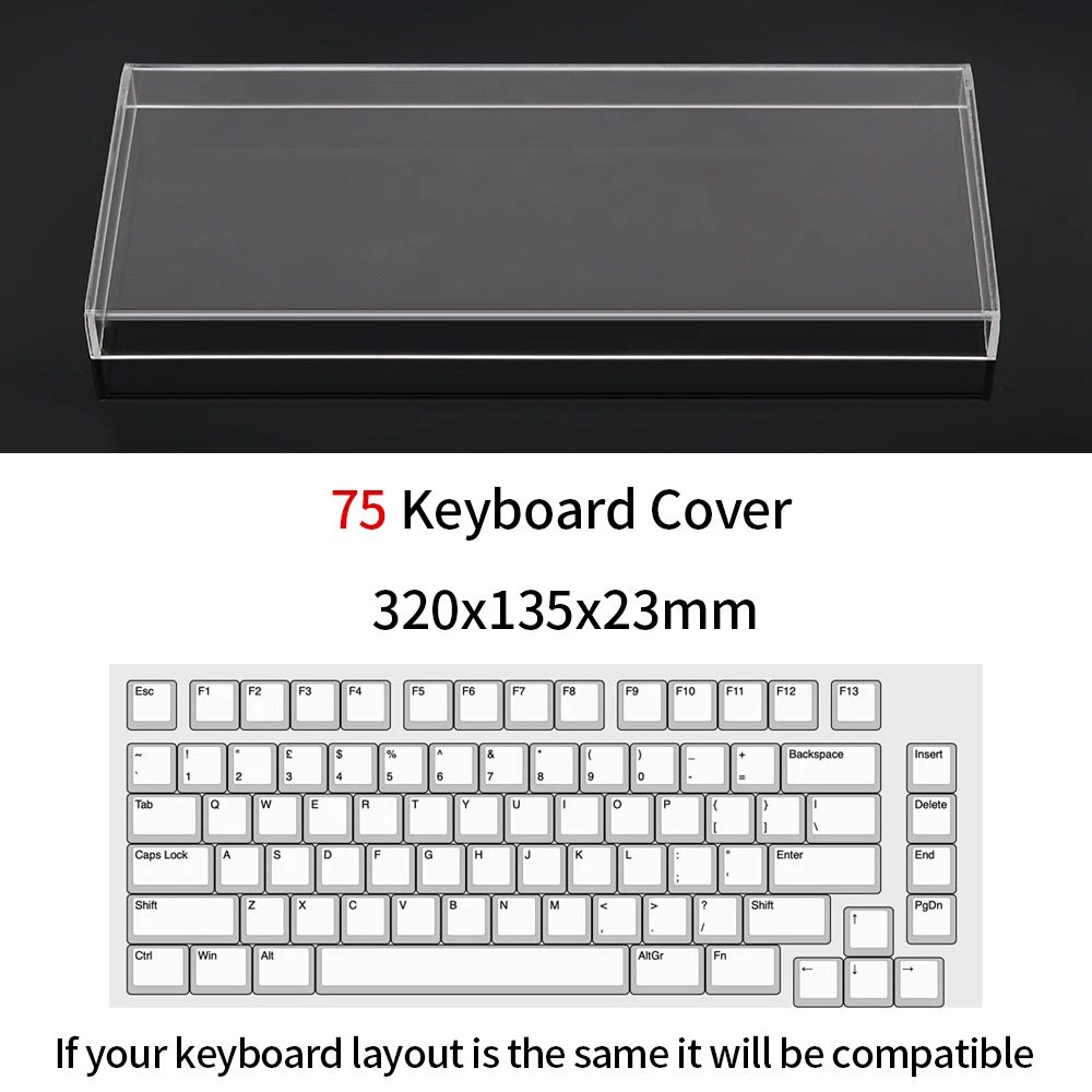 75 keys 320x135x23mm