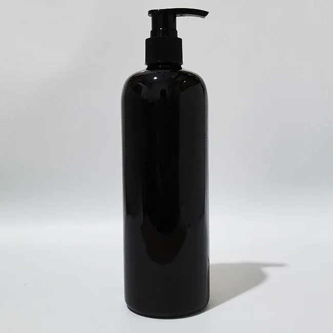 500 ml schwarze Plastikflasche schwarz