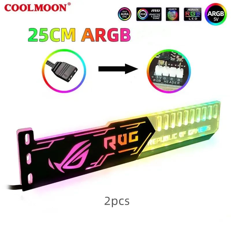 Farbe: 2PCS ROG 25 cm