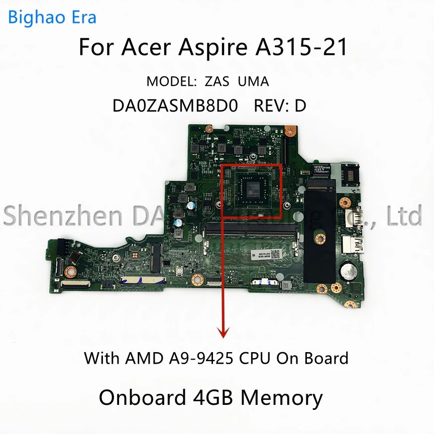 Конфигурация: A9-9425 ЦП 4GB-RAM