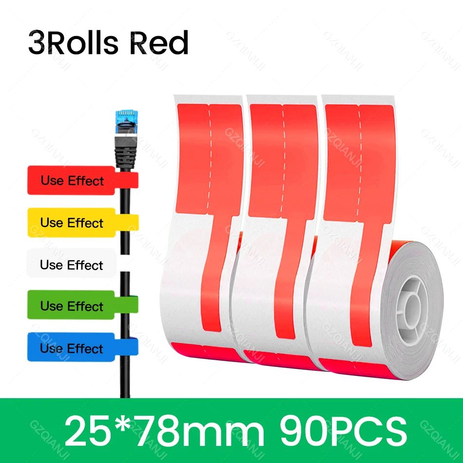 色：3rolls Red Cable