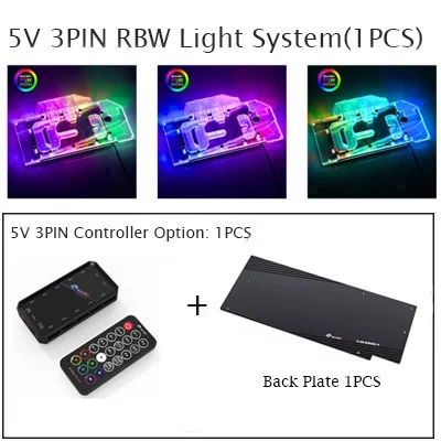 色：5V RBWがコントロールを使用します