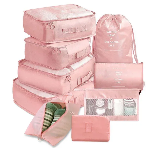 9-piece set Pink