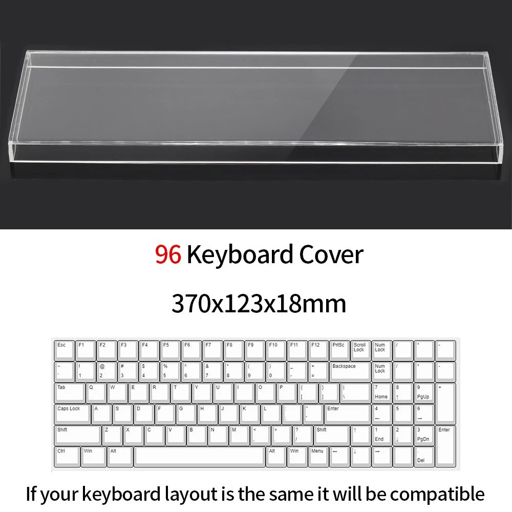 96 keys 370x123x18mm