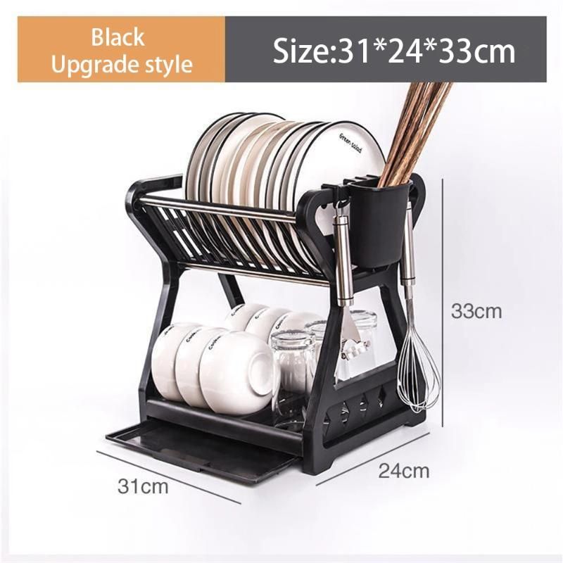 2-tier upgrade style black